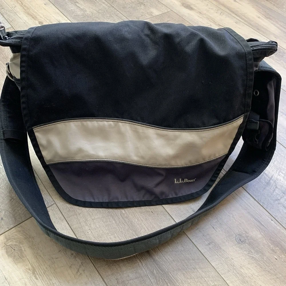 L.L. Bean inside worn